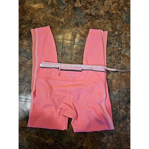 Lululemon  Leggings Peach Yoga Activewear Size 4 Workout Pants (L19) - Picture 2 of 8